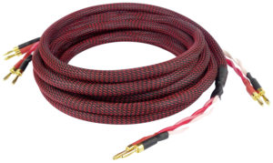 Câbles HP Dynavox 2 x 3m, 4 x 2.5mm², fiches bananes